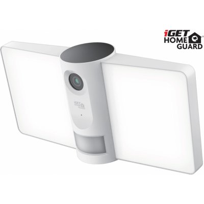 IP kamera iGET HOMEGUARD HGFLC890 - Wi-Fi vonkajšia IP FullHD kamera s LED osvetlením, biela (HGFLC890)
