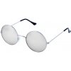 Revers slnečné okuliare Lenonky Strieborné zrkadlovky
