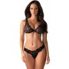 Komplet Obsessive Luvae set Farba: Čierna, Veľkosť: L/XL