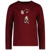 Gant Dog And Snowflakes Print Ls Top Plumped Red