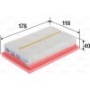 Vzduchový filter VALEO 585429