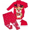 Baby 3dielny set pre bábätká - Veselé Vianoce veľkosť: 62 (2-4m)