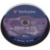 Verbatim 10ks DVD+R DL 8.5GB 8x / Spindl (43666)
