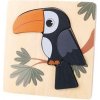 Zopa Drevené puzzle malé Toucan