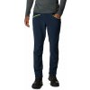 Columbia M Peak Pursuit Softshell Pant Collegiate Navy Bright Chartreuse