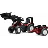 Falk FALK - Šlapací traktor Valtra S4 s nakladačem a vlečkou