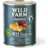 WILD FARM Superfood Beef (hovädzie mäso s tekvicou, zemiakmi a petržlenovou vňaťou) 800g krmivo pre psov bez obilnín