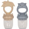 Cumlík na kŕmenie Bunny & Lemon Warm Clay/Quicksilver Konges Sløjd