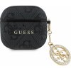 Guess 4G Script PC/PU Charm Púzdro pre AirPods 4 čierne 57983124129