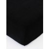 MKLozkoviny.sk Froté plachta 180 × 200 cm - čierna