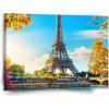 Sablio Obraz Paríž Eiffelova veža Flowers - 150x110 cm
