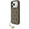 Guess 4G Charm MagSafe Zadní Kryt pro iPhone 17 Pro Tone on Tone Brown GUHMP17LGF4GCW