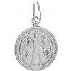 Argento Strieborný prívesok - medaila sv. Benedikta 85861
