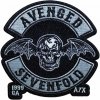 Avenged Sevenfold Deathbat Crest Cut-Out Nažehlovačka