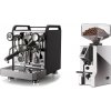 Rocket Espresso Mozzafiato FAST V, black + Eureka Mignon Specialita Compatto, CR chrome