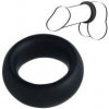 Black Velvet - hrubostenný erekčný krúžok 3,8 cm