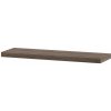 Autronic P-005 SON2 Polička nástenná 80 cm, MDF, 3D dekor dub sonoma dark, baleno v ochranej fólii