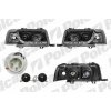 Audi 80 91-94 predné svetlá L+P tuning H1+H1 daytime running light look striebro