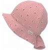 STERNTALER Klobúk mušelínový organická bavlna s kvetmi pink dievča-45 cm-6-9 m
