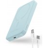 Baseus – Mini – powerbanka, USB-C, MagSafe nabíjanie, 20 W, 5000 mAh, kábel USB-C, 30 cm – modrá KF2332489
