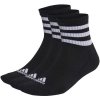 adidas 3-Stripes Cushioned Sportswear Mid-Cut Socks 3 Pairs IC1317 (191909) Black 37-39