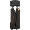 Zámok na bicykel AXA Foldable 600 6 mm sivý