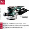 Metabo SXE 450 TurboTec 600129000 - robustná excentrická brúska o výkone 350W, s nastaviteľným výkyvom 2,8mm / 6,2mm, pre brúsenie rovných a oblých plôch - z dreva, z kovov, a plastov