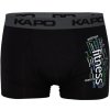 eKAPO Fitness Kapo bamboo boxerky XL čierna