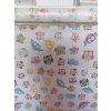 PVC gumený OBRUS 140cm v šírke - Detský motív Sovičky