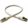 DATACOM Patch cord S/FTP CAT6A 0,5m šedý 1690