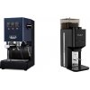 Gaggia Classic E24, blue + Lelit Steve PM20, black