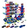 Majorette Garáž Super City a 6 autíčok a vlak