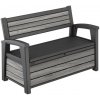 Záhradná lavica Keter Deco Garden Bench Storm grey