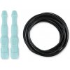 Ninja Rope - Švihadlo na kondícii, nastaviteľná dĺžka, vhodné ako parťák do fitka. Vyber farbu rukovätí:: Mint, Vyber priemer lanka:: 4 mm – ľahšie a rýchlejšie (odporúčané pre ženy a deti), Farba lan