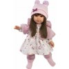 Llorens 53556 SARA - realistická bábika s mäkkým látkovým telom - 35 cm