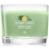 Yankee Candle Sage & Citrus votívna sviečka v skle 37 g