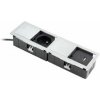 VersaHit Mono combi, 1x 230 V, 1x USB A, 1x USB C hliník brúseny