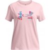 Dievčenské tričko s krátkym rukávom UNDER ARMOUR-UA Big Logo UA Fill SS-PNK Ružová L