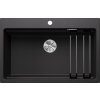 Jednokomorový drez Blanco ETAGON, granit, sivý