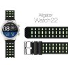 Aligator Watch 22 mm silikónový remienok Duálny zelený 22AW0002