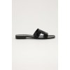 Karl Lagerfeld - Kožené šľapky SKOOT KL80405 KL80405.00X čierna EUR 39