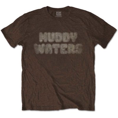 Muddy Waters tričko Electric Mud Vintage hnedé