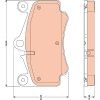 Sada brzdových platničiek kotúčovej brzdy TRW Automotive Aftermarket GDB1778