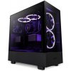 NZXT case H5 Elite edition / 3x120 mm (2xRGB) fan / USB 3.0 / USB-C 3.1 / tempered glass side and front side / black CC-H51EB-01