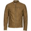 Jack & Jones Kožené bundy JJEROCKY Hnedá