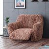 GA.I.CO poťahy UNIVERSO NOVÉ žíhané hnedé relaxačné kreslo 70 - 90 cm