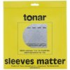 TONAR Nonstatic Inner Record Sleeves 7 Inch 50 pack