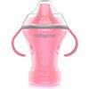BABYONO Hrnček netečúci s tvrdým náustkom Natural Nursing 260 ml ružová