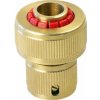 Extol Premium rýchlospojka na hadicu mosadzná, 3/4'', STOP ventil 8876004