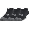 Under ARMOUR Heatgear 3pk No Show Yth, black